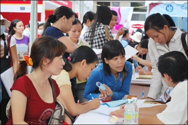 Job fair for export workers back home